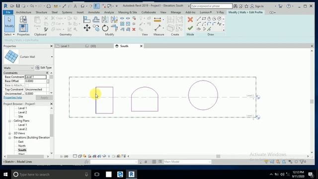 how to create circle mullion in revit смотреть онлайн