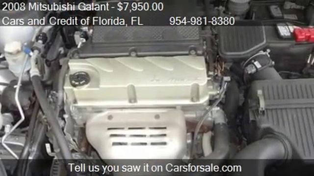 2008 Mitsubishi Galant - for sale in Hollywood, FL 33021 смотреть онлайн
