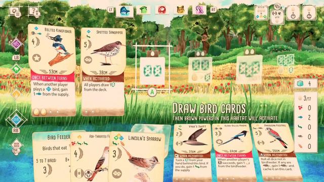 A quick look at WINGSPAN, a birducational board game for Switch / Xbox / PC смотреть онлайн