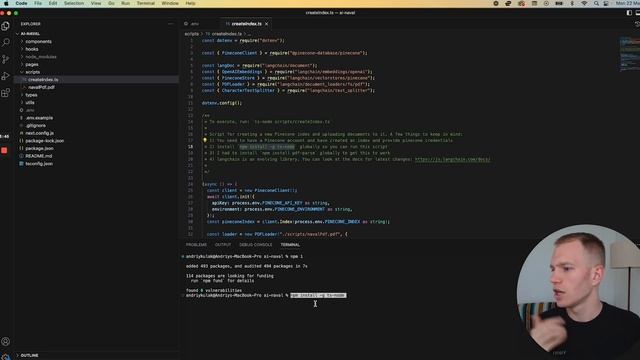 Create a ChatBot w/ Custom Data/PDFs: Fullstack JS/TS Tutorial смотреть онлайн