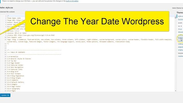 How to change the Year Date Wordpress смотреть онлайн
