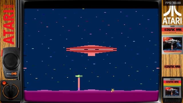 Atari 2600 Cosmic Ark Game Play смотреть онлайн