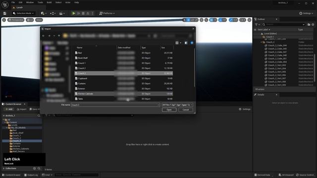 23. Unreal Engine 5.1 Для архитектурной визуализации - Импорт 3D-моделей смотреть онлайн