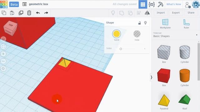Tinkercad: Geometric Box