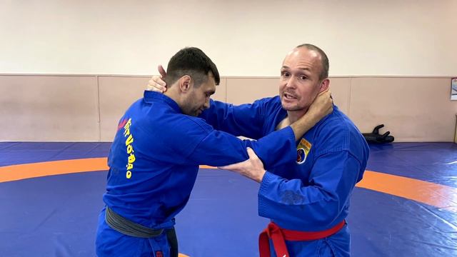 Вовинам раздел борьба Ват. Приём №1. Vovinam wrestling Vat. №1. Полицейский залом. смотреть онлайн