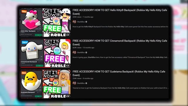 GLITCHED FREE ACCESSORY!? HOW TO GET Cinnamoroll Hat! (ROBLOX Hello Kitty Cafe EVENT) смотреть онлайн