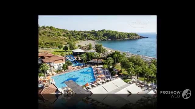 самые превосходнейшие курорты Турции с аквапарком - Justiniano Club Alanya 4* смотреть онлайн