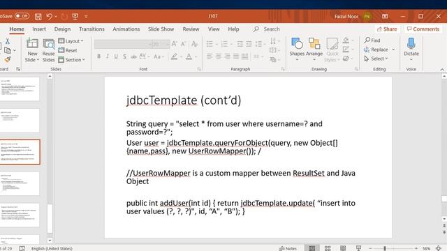 708.Spring JDBC смотреть онлайн