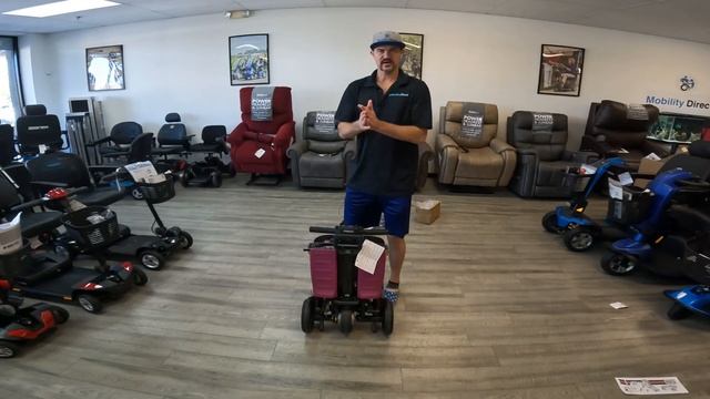 I Go Pride Mobility Complete unboxing Setup Light Folding Scooter смотреть онлайн