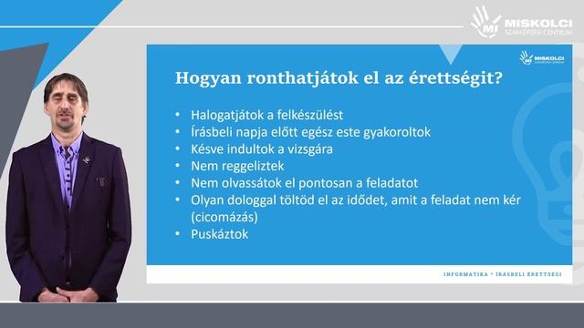 ÉRETTSÉGI + : INFORMATIKA - írásbeli érettségi tanácsok смотреть онлайн