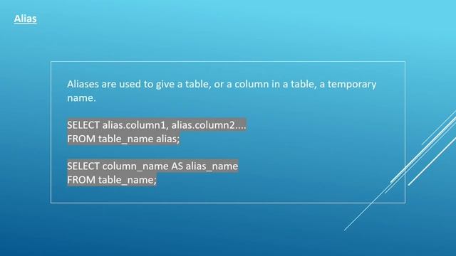 22. Essential SQL - Alias | Data Analysis Essentials смотреть онлайн