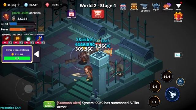 Best Idle Rpg Mobile Idle Iron Knight - Android Gameplay Part 19 смотреть онлайн