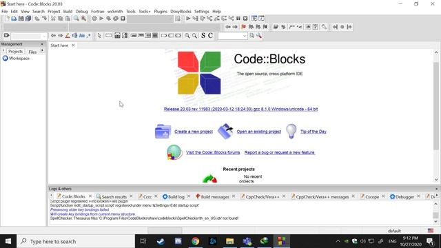 طريقة تحميل و تشغيل برنامج CodeBlocks للبرمجة بلغة (C++/C)
