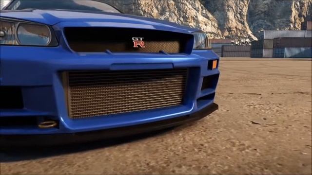 Forza Nissan Skyline R34 Drifting Clip