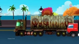 Good Vs Evil - Garbage Truck For Kids - Train, Ambulance, Dump Truck, Loader, Ice Cream Van