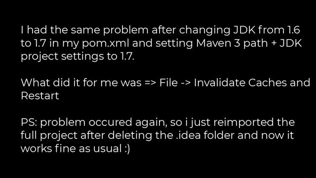 Java :Why so red? IntelliJ seems to think every declaration/method cannot be found(5solution) смотреть онлайн