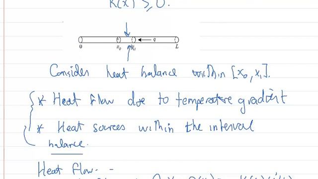 Derivation of 1D heat flow equation смотреть онлайн