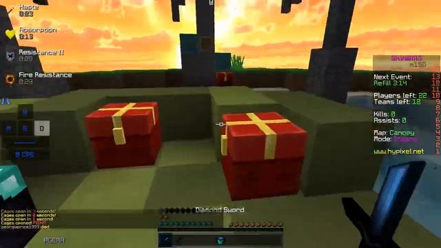 АГЕРА ИГРАЕТ в СЛИЗАРИО? ШОК! УШЕЛ из МАЙНКРАФТА? [Hypixel Sky Wars Mini-Game Minecraft] смотреть онлайн