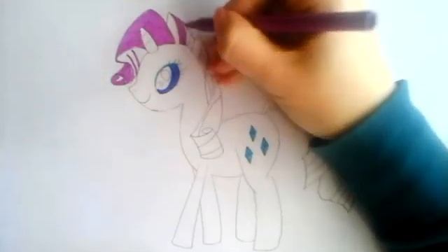 How To Draw Rarity My Little Pony Как нарисовать Рарити Май Литл Пони смотреть онлайн