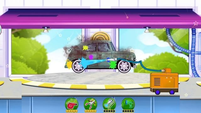Kids Fun Car Wash: Car Games Gameplay смотреть онлайн