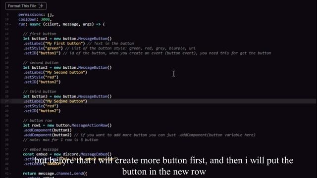 HOW TO MAKE DISCORD BOT | BUTTON & BUTTON ROW | #18 смотреть онлайн