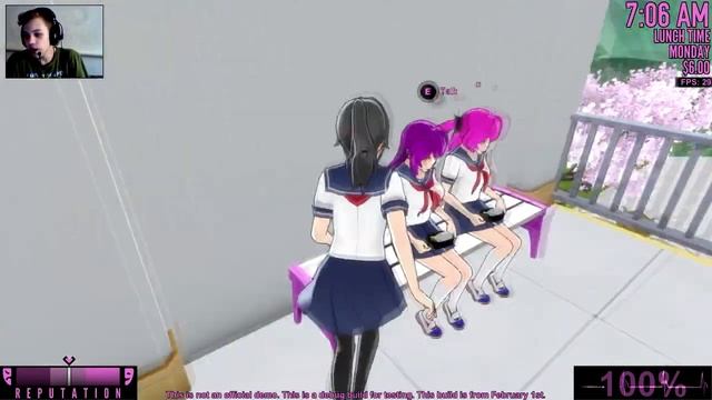 Майнкрафтер Аяно Аиши Yandere Simulator / Яндере симулятор баг смотреть онлайн