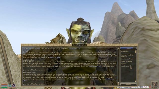 Talky Morrowind + Tamriel Rebuilt - Mainland Temple - A Troublesome Orc смотреть онлайн