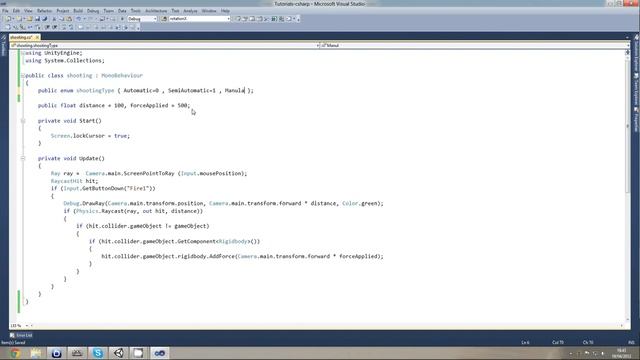 Unity 3D C# Series 1 Tutorial 10: Enum смотреть онлайн