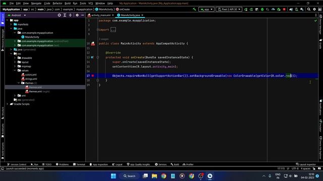 Action Bar Color Change | Action Bar Text Color Change | Action Bar Text Change Android Studio Java смотреть онлайн