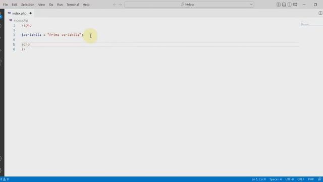 Tutorial php - echo si variabile смотреть онлайн