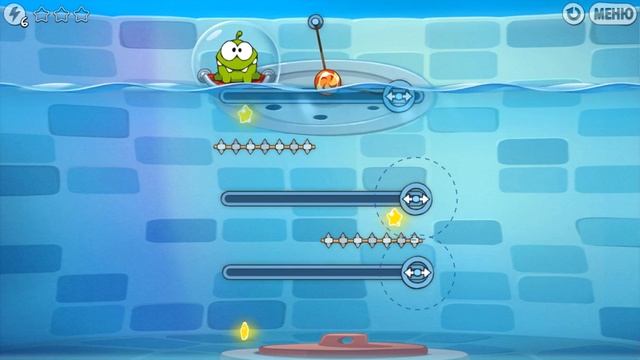 Cut The Rope: Experiments прохождение #5 Время Купаться (уровни 1-25) прохождение на 3 звезды