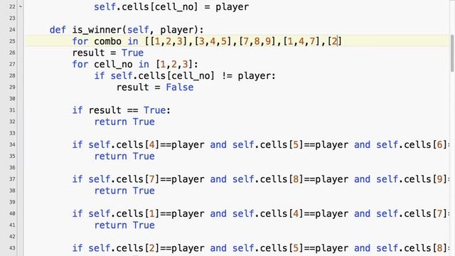 Tic Tac Toe in Python Using Classes Part 6 смотреть онлайн