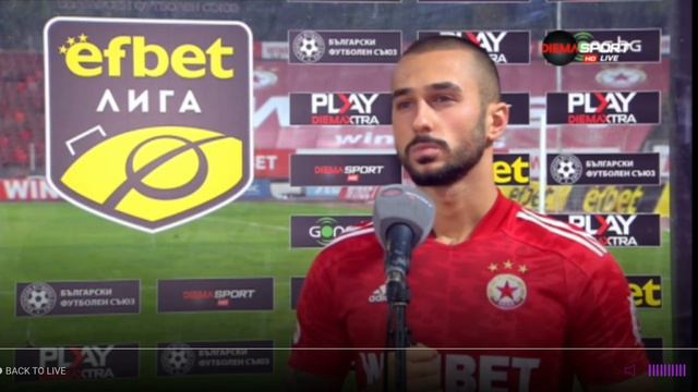 Георги Йомов - играч на мача ЦСКА - Ботев Пловдив 3:2, #efbetЛига, 11-и Кръг, (17.10.2021), интервю смотреть онлайн
