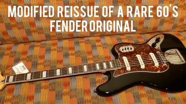 Squier Bass VI Vintage Modified Demo "Quick Clip" - Vox amp, Drive channel смотреть онлайн
