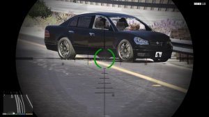 GTA V  на трассе отстреливаю ботов бандитов в гта 5,