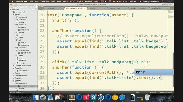 Ember.js for Kottans. Practice 1 смотреть онлайн