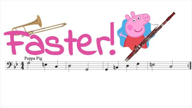 Peppa Pig: Music for Trombone, Baritone, Euphonium, and Bassoon смотреть онлайн