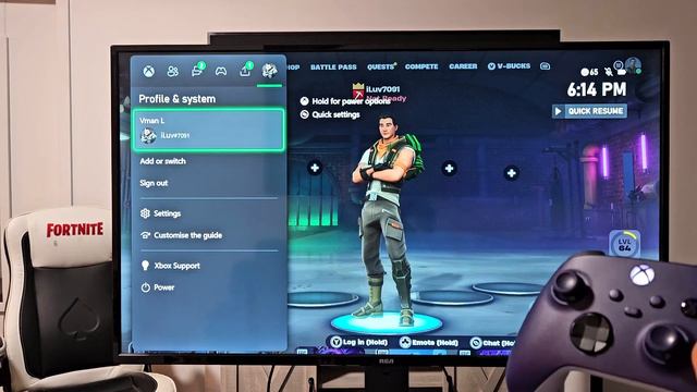 How to Play Fortnite in Spit Screen for 2 Players on Same TV on Xbox Series S/X смотреть онлайн