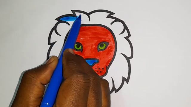 Lion Face Coloring | Drawing for Kids & Toddlers I Learn with Painting | Fun with Drawing | Lion смотреть онлайн