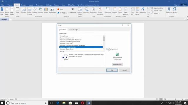 How to Attach Excel File in Word Document смотреть онлайн