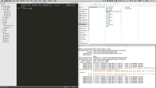 jekyll #6 using SASS and CoffeeScript смотреть онлайн