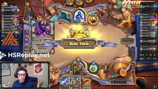 Katagami's Rank 15 LEGEND QUEST Hunter - Quest Hunter - Hearthstone смотреть онлайн