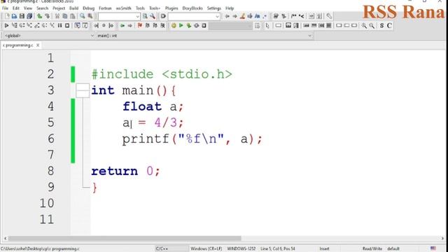 C Programming Bangla Tutorial | Part - 4 | Float and Double in C by RSS Rana смотреть онлайн