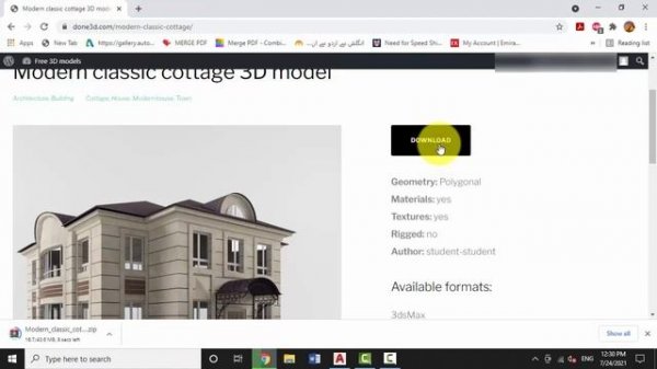 Download free 3d models for FBX and OBJ and 3ds MAX and c4d