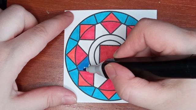 Зентангл Простая мандала с тангалми смотреть онлайн