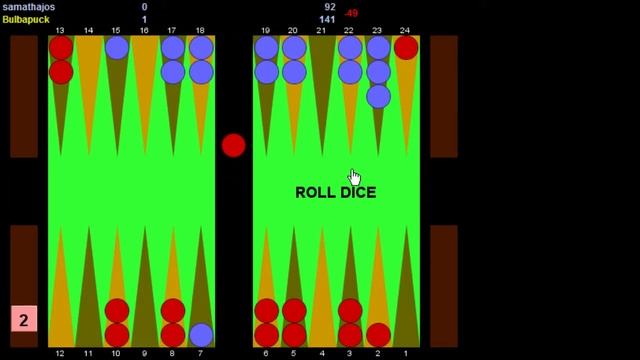 3p vs samathajos - Backgammon on Fibs w/ commentary part 1 смотреть онлайн