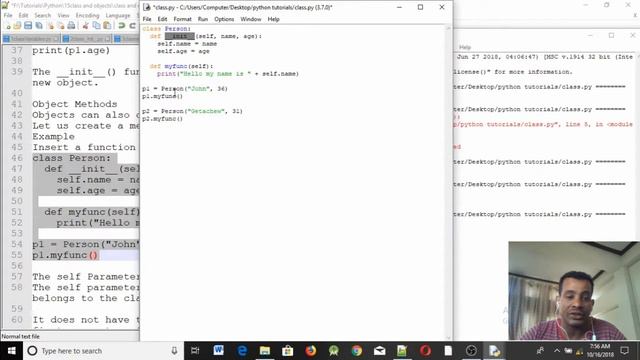 #35: Python Class and Object MethodsProgramming Tutorial in Amharic | በአማርኛ смотреть онлайн