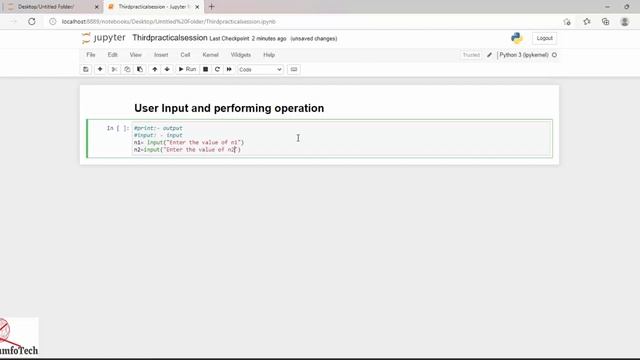 3. Python Practical: User Input and performing operation by Ram Krishn Mishra смотреть онлайн