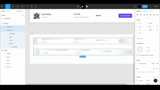 ? Skeleton Screen Effect in Figma (Using Interactive components) смотреть онлайн