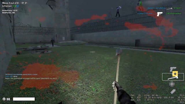 Garrys Mod Zombies #3: over powered axe pt 1 смотреть онлайн